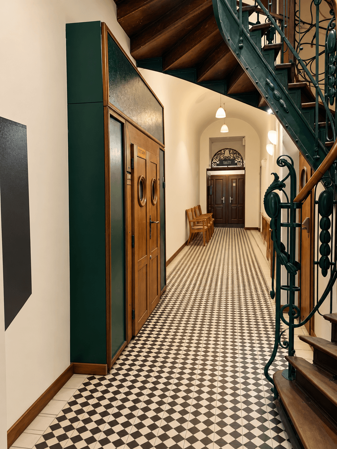 Entrance to the space, alternate view